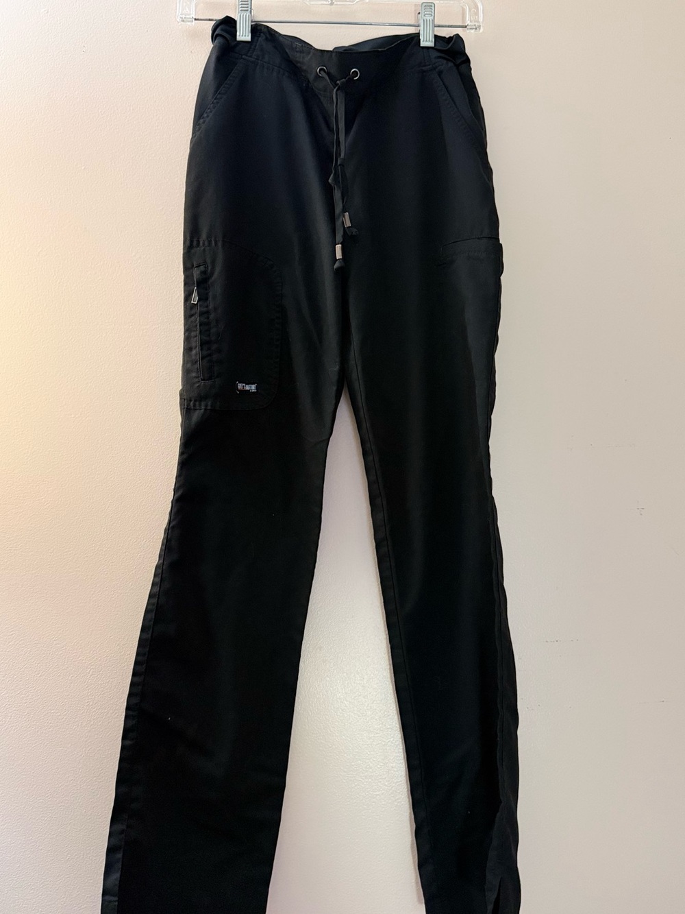 Grey’s Anatomy by Barco Black Scrub Pants XXS Cargo Bootcut